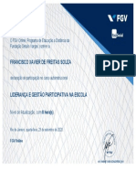 Certificado FGV