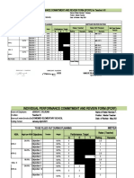 Individual Performance Commitment and Review Form (Ipcrf) For Teacher I-Iii