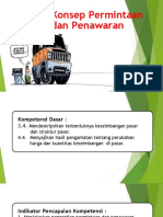 Slide 34.1 Konsep Dasar Permintaan-Penawaran