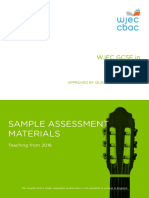 Music: Sample Assessment Materials