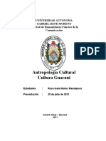 Antropología Cultural Guarani