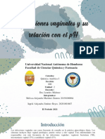 Relación entre pH vaginal e infecciones vaginales