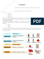 Tema Lenguaje Sustantivo