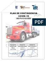 Plan de Contingencia - Transportes Sae