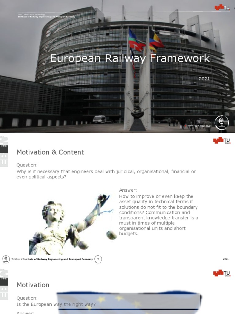 European Railway Framework Overview | PDF | Rail Transport | Infrastructure