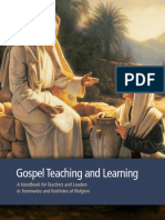 2012 11 00 Gospel Teaching and Learning A Handbook For Teachers and Leaders in Seminaries and Institutes of Religion Eng