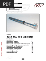 4054 MX Top Adjuster: Workshop Manual