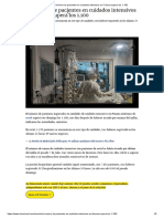 El Número de Pacientes en Cuidados Intensivos en Francia Supera Los 1.100