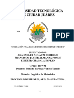 EVALUACIÓN FINAL RESULTADO DE APRENDIZAJE UNIDAD II Logistica