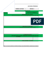 SST-FT-43 Lecciones Aprendidas