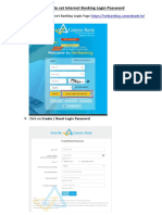 Canara Bank Netbanking Login Password Reset in 4 Easy Steps