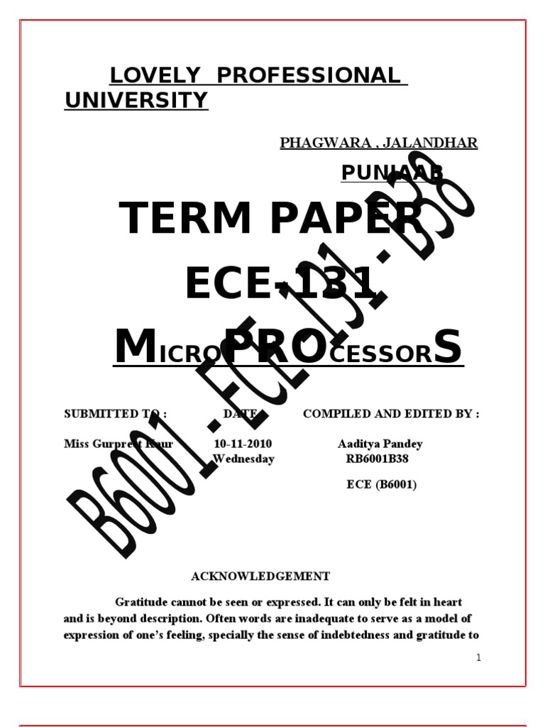 Microprocessor Overview and History | PDF | Microprocessor | Central ...