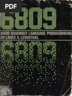 6809 Assembly Language Programming