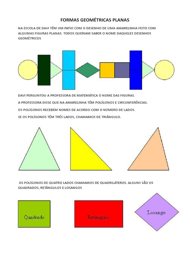 Formas Geométricas Planas | PDF