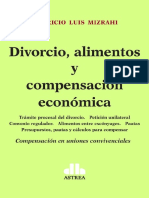Divorcio, Alimentos y Compensacion - Mauricio Luis Mizrahi