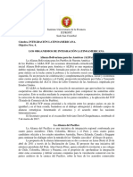 Obj. 4. Integración Latinoamericana. Organismos Multilaterales de Latinoamerica