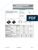 Dual N-Channel MOSFET Product Summary