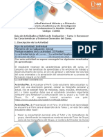 Guía Actividades y Rúbrica Evaluación Tarea 1 Reconocer Características y Entornos