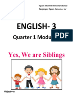 English-3: Quarter 1 Module 4