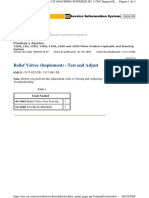 Relief Valves (Implement) - Test and Adjust: Pruebas y Ajustes