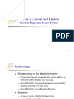 Chapter 3 Loaders and Linkers: - Machine-Dependent Loader Feature