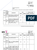 Ejemplo de Tarjeta Informativa - Informe de Actividades - 2021