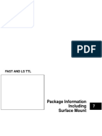 Package Information Including Surface Mount: Fast and Ls TTL