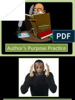 Author's Purpose Practice