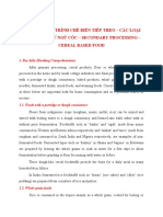 Bài 4. Quá Trình Chế Biến Tiếp Theo - Các Loại Thực Phẩm Từ Ngũ Cốc - Secondary Processing - Cereal Based Food