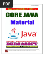 Java Means Durgasoft: DURGA SOFTWARE SOLUTIONS, 202 HUDA Maitrivanam, Ameerpet, Hyd. PH: 040-64512786