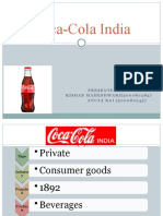 Coca-Cola India Case Study Assignment