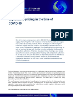 Exploitative Pricing in The Time of COVID 19
