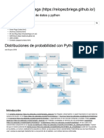 Distribuciones de probabilidad con Python