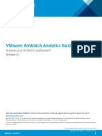 Vmware Airwatch Analytics Guide: Analyze Your Airwatch Deployment