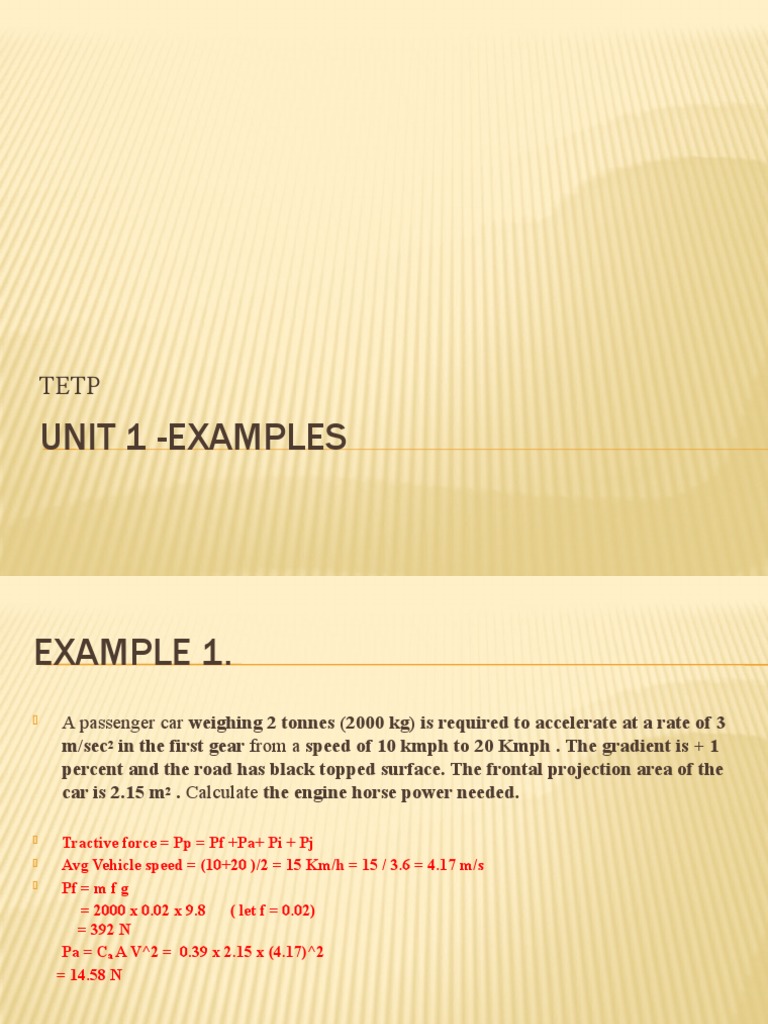 Braking Distance and Efficiency Calculations | PDF | Brake | Vehicles