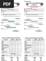 DepEd School Form 9 (SF9) | PDF