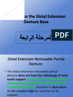Support For The Distal Extension Denture Base