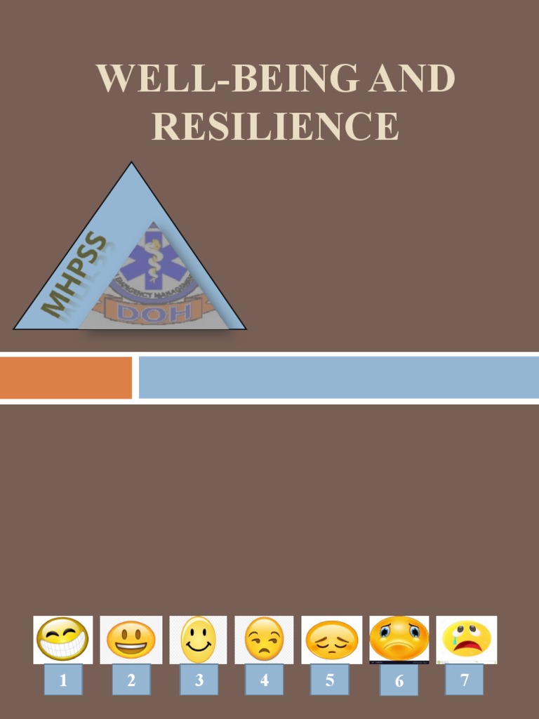 Well-Being, Resilience and Recovery | PDF | Psychological Resilience | Mind