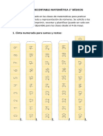 Material Recortable Matemática 1° Básico