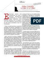 CUBA Y HAITÍ - LO UNO Y LO OTRO - Enrique Santos Calderon