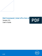 Dell Command - Intel Vpro Out of Band: User'S Guide