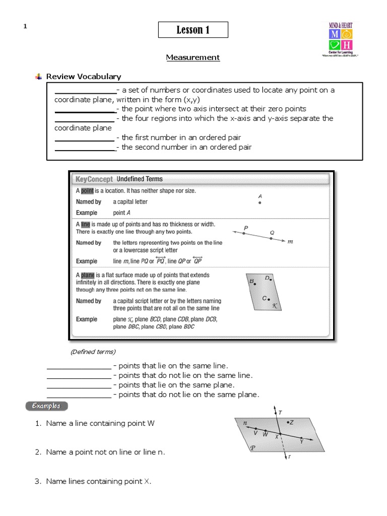 Geometry Basics for Students | PDF | Angle | Classical Geometry