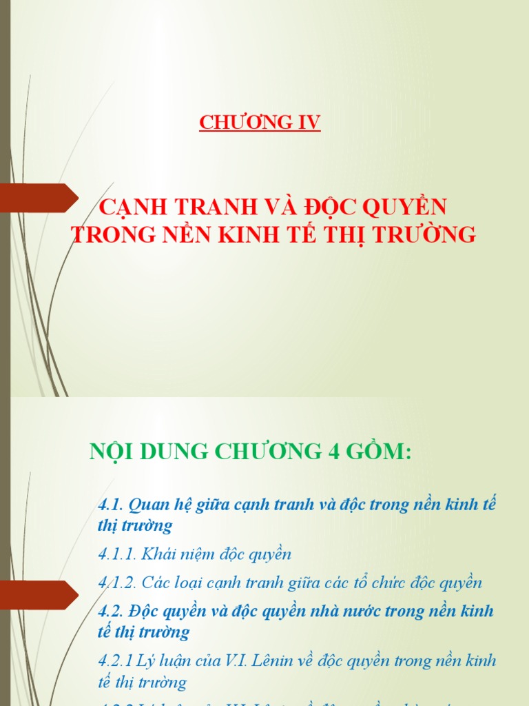 KTCT Chương 4 | PDF