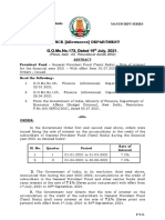 FINANCE (Allowances) DEPARTMENT G.O.Ms - No.173, Dated 19 July, 2021