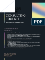 Holographic Gradients Consulting Toolkit by Slidesgo