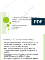 Competitor Analysis of Kis Wear Private Label and Benchmarking of Its Product