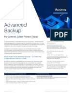 Advanced Backup: For Acronis Cyber Protect Cloud