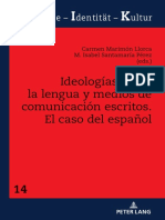 Ideologías Sobre La Lengua y Medios de Comunicación Escritos. El Caso Del Español by Carmen Marimón Llorca, Isabel Santamaría Pérez (Z-lib.org)