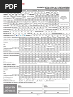 RBD - Common Retail Loan Application Form Co - Applicant