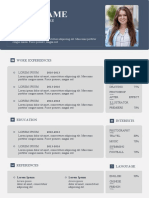 CV Resume Template 5 - KhanhTran